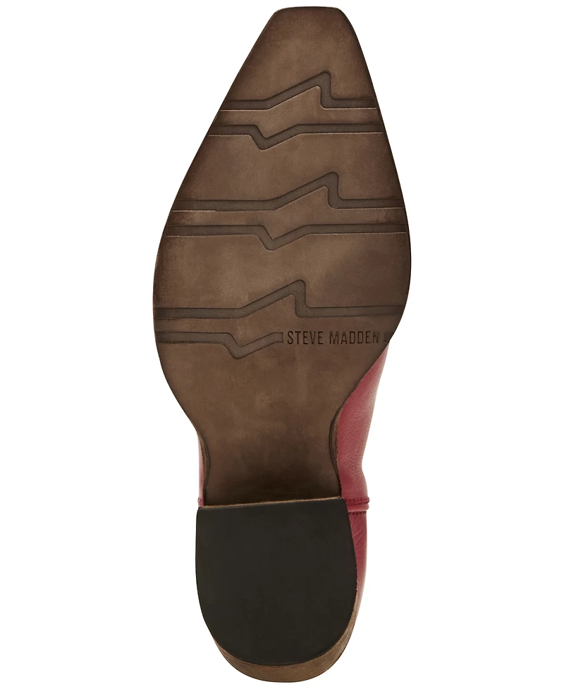 Steve Madden Women's Albany Western Cowboy Boots