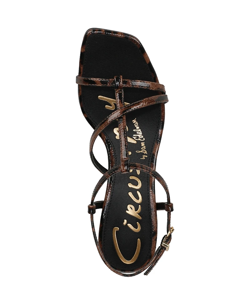 Circus Ny by Sam Edelman Women's Jaida Strappy Mid-Heel Dress Sandals