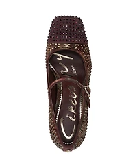 Circus Ny by Sam Edelman Women's Elora Glitz Blade-Heel Mary-Jane Pumps
