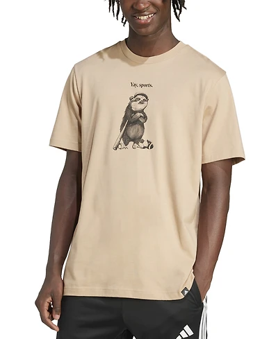 adidas Men's Yay Sloth Graphic T-Shirt