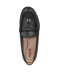 LifeStride Women's Malta 3 Round Toe Slip On Tassel Loafers
