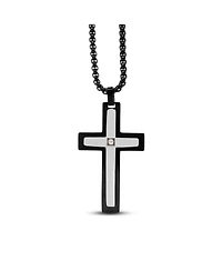 Anna Zuckerman Ebon Cross Necklace