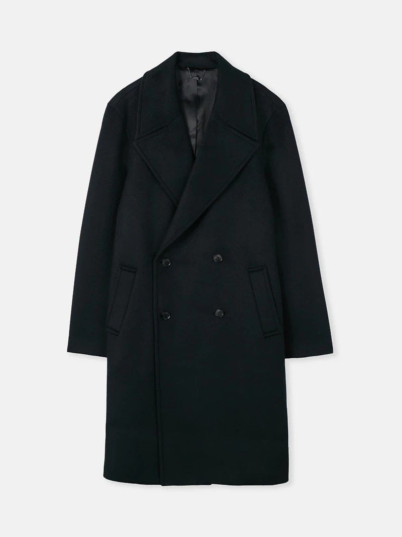 Gobi Cashmere Men's Double-Breasted Cashmere Coat for Men