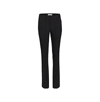 Etcetera Women's Colorful Black with Pinstripes Pants Conversation