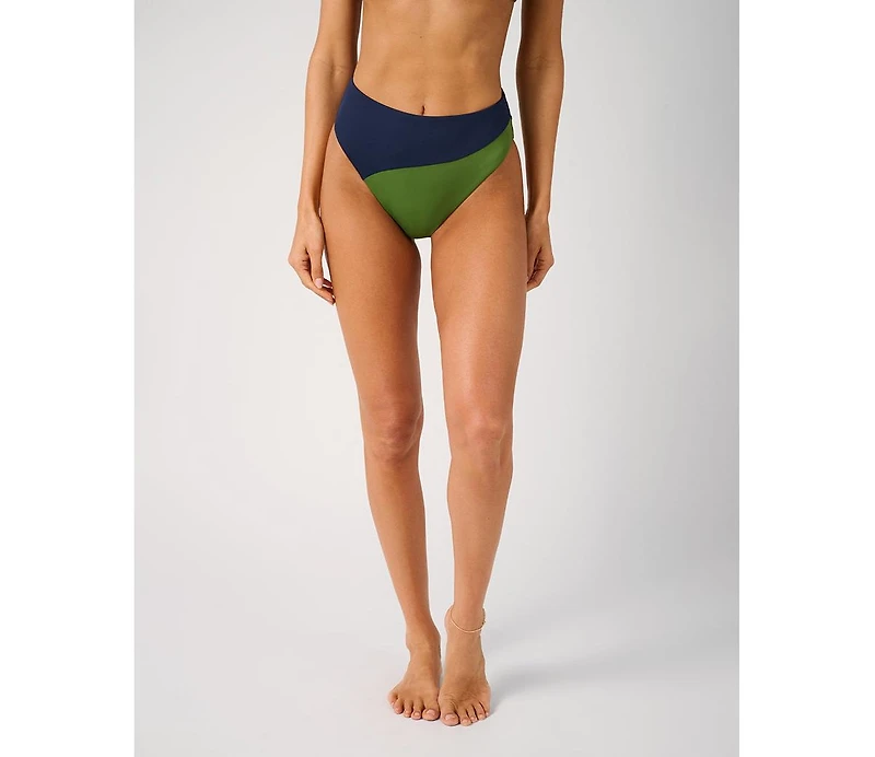 WeWoreWhat Women's High Rise Colorblock Bottom