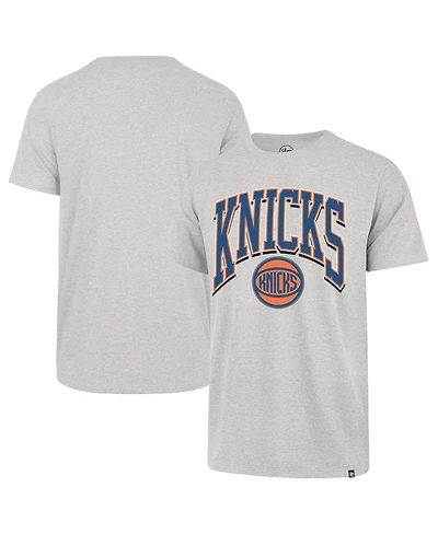 '47 Brand Men's Gray New York Knicks Walk Talk Franklin T-Shirt