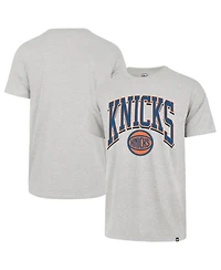 '47 Brand Men's Gray New York Knicks Walk Talk Franklin T-Shirt