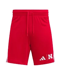 Adidas Men's Scarlet Nebraska Huskers Aeroready 7" Shorts