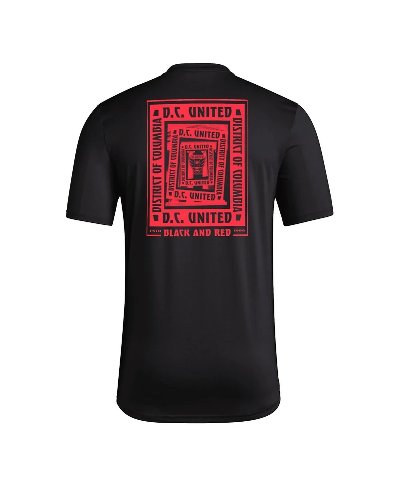 Adidas Men's Black D.c. United Local Wrap T-Shirt