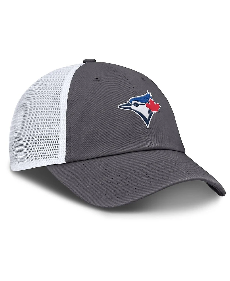 Nike Men's Gray Toronto Blue Jays Adjustable Trucker Hat