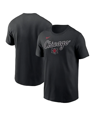 Nike Men's Black Chicago White Sox City Connect Wordmark T-Shirt