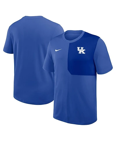 Nike Men's Royal Kentucky Wildcats 2025 Sideline Uv Performance Coach T-Shirt