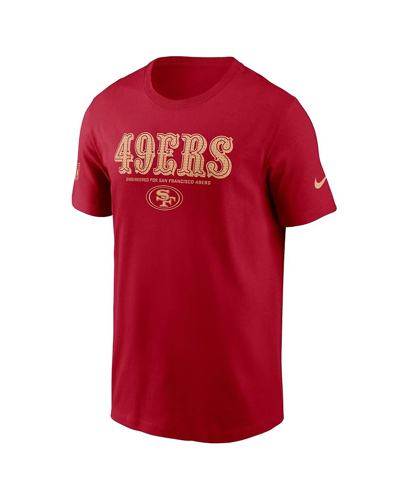 Nike Men's Scarlet San Francisco 49ers Sideline Performance T-Shirt