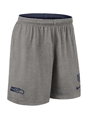 Nike Men's College Navy Seattle Seahawks Sideline Reversible Performance Shorts