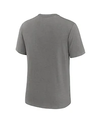 Nike Men's Heather Gray New York Yankees Local Hometown Tri-Blend T-Shirt