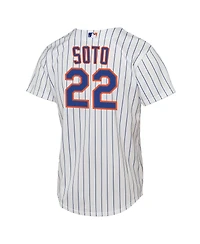 Nike Big Boys and Girls Juan Soto White New York Mets Home Replica Jersey