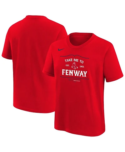 Nike Big Boys and Girls Red Boston Red Sox Local T-Shirt