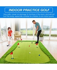 Gse Games & Sports Expert 12-Pack Plastic Practice Golf Balls of Airflow Hollow, Training Golf Balls for Swing Practice (Several Colors Available)