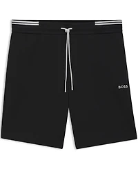 Boss by Hugo Men's Cotton-Blend Stripe Detail Shorts
