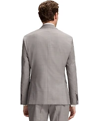 Boss by Hugo Men's Checked Virgin Wool Regular-Fit Suit