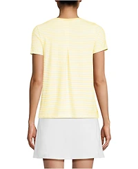 Lands' End Women's Power Performance Short Sleeve Crewneck Tee