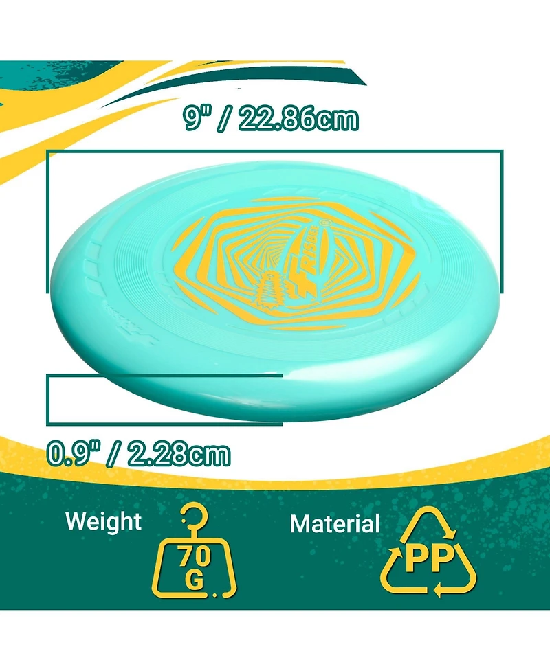 Wham-o Frisbee Go Flying Disc, 9 Inch Lightweight Toy for Beginners Outdoor Game - 70g