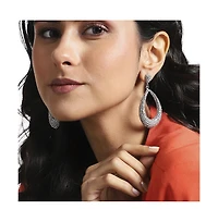 Sohi Hollow Pear Drop Earrings