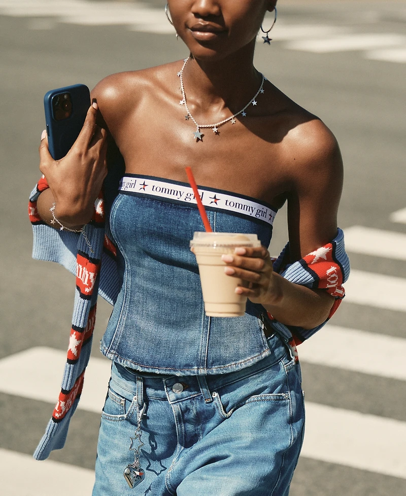 Tommy Girl Women's Denim Tube Top