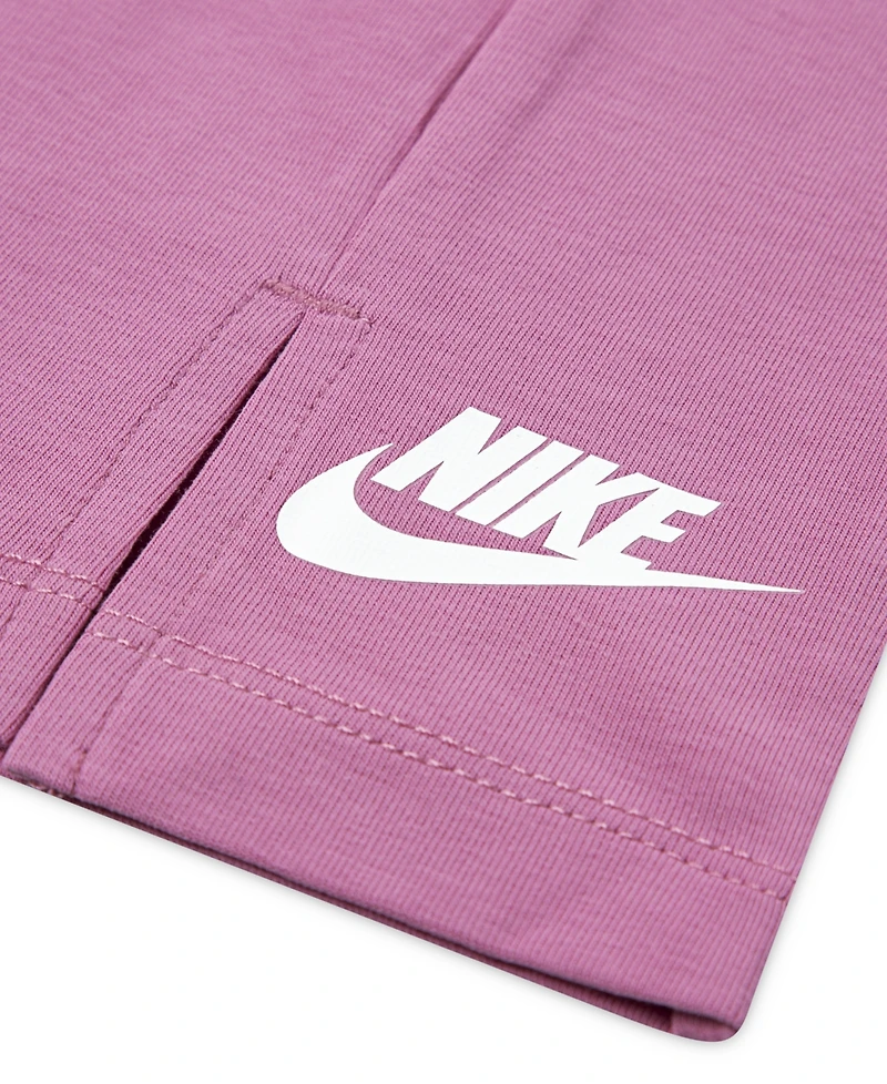 Nike Toddler Girls 2-Piece Floral Camo Crewneck Sweatshirt and Leggings Set
