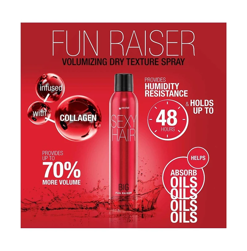 Big Sexy Hair Fun Raiser Volumizing Dry Texture Spray 8.5 oz