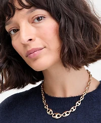 On 34th Link Collar Necklace, 16" + 3" extender, Macy's Exclusive