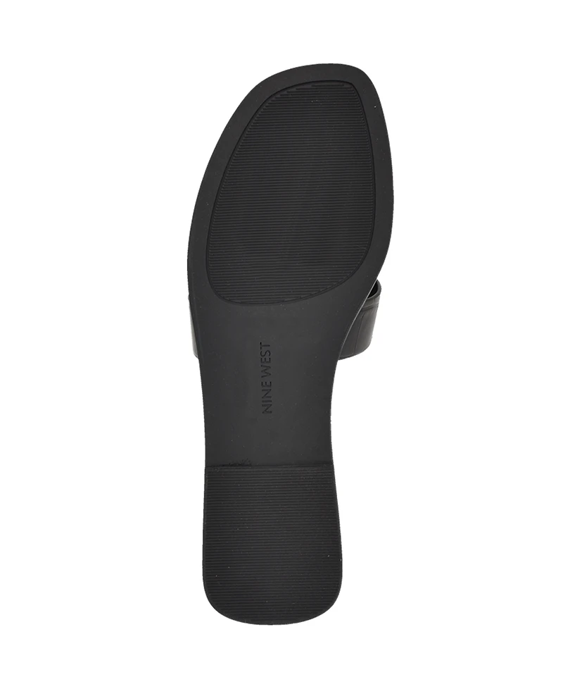 Nine West Women's Giny Cutout Flat Slide Sandals