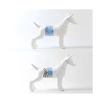 HoneyCare Printed All Absorb Petrichor Male Dog Wrap, Fresh Scent Disposable Diapers, Extra Small, 100ct