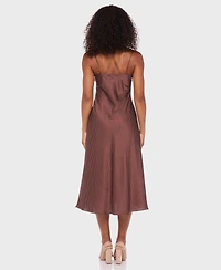 Alex & Sophia Juniors' Polka Dot Sleeveless Scoop Neck Midi Dress