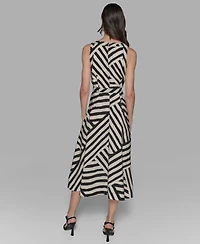 Karl Lagerfeld Paris Women's Printed Sleeveless Dress