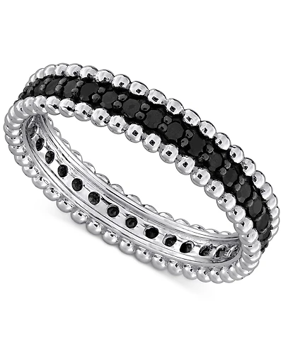 Black Diamond Eternity Band (1/2 ct. t.w.) 14k White or Yellow Gold