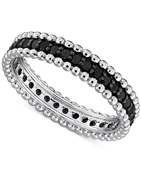 Black Diamond Eternity Band (1/2 ct. t.w.) 14k White or Yellow Gold