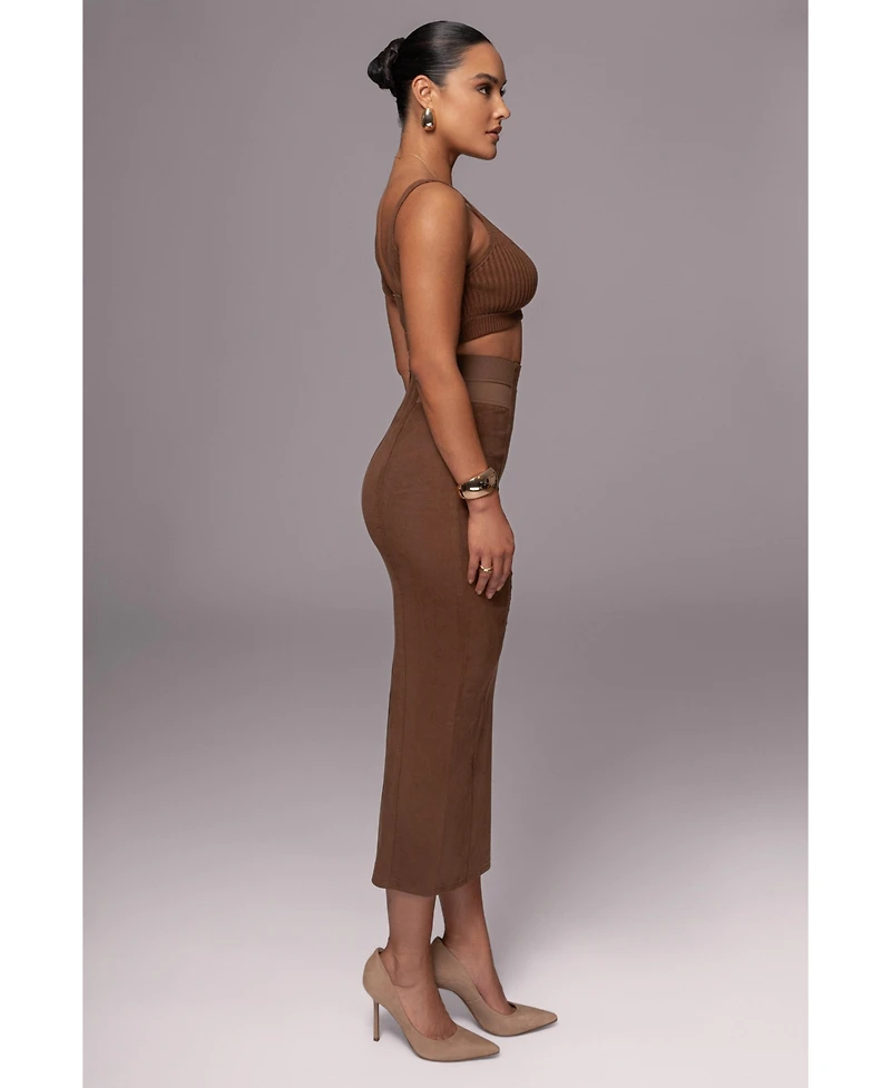 Jluxlabel Women's Phoenix Suede Skirt