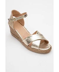 Miria Leather Platform Espadrille (Women)