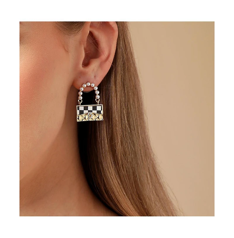 Sohi Baguette Drop Earrings