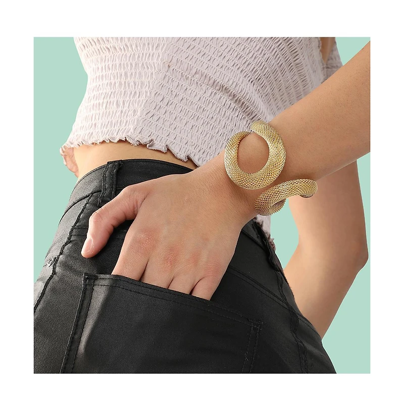 Sohi Curved Cuff Bracelet