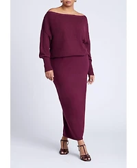 Eloquii Women's Plus Slouchy Sweater