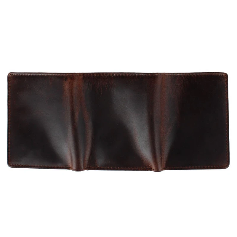 Trafalgar Men's Tennyson Tri-Fold Genuine Leather Wallet with Id Window