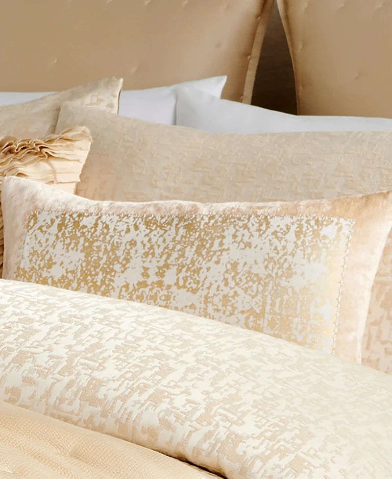 Donna Karan Home Distressed Decorative Pillow, 20" x 14"