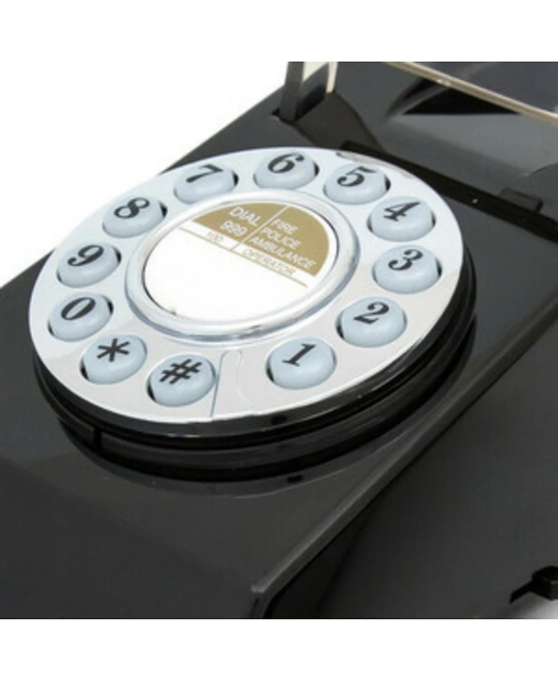 Gpo Retro Gpotrmb Trim phone Desktop or Wall Mountable - Black