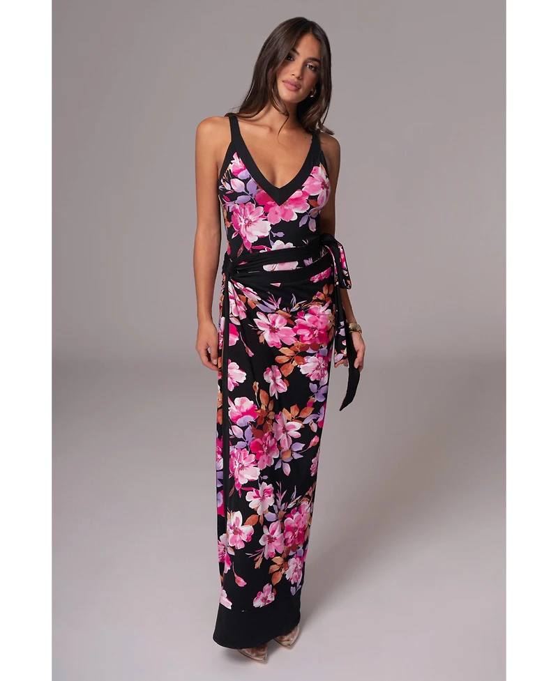 Jluxlabel Women's Floral Kamie Reversible Skirt Set