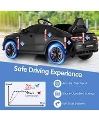 Mecale 12V Kids Ride on Car Mercedes-Benz Amg Cla 45 with Remote
