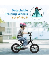 12-18 Inch Kids Bike Adjustable for 3-8 Years Old with Low-Step Frame