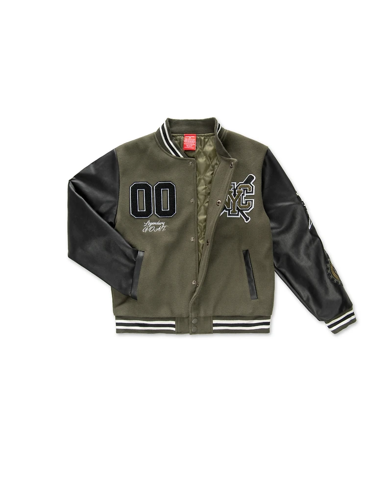 Ring of Fire Big Boys Nyc Woolen Varsity Jacket