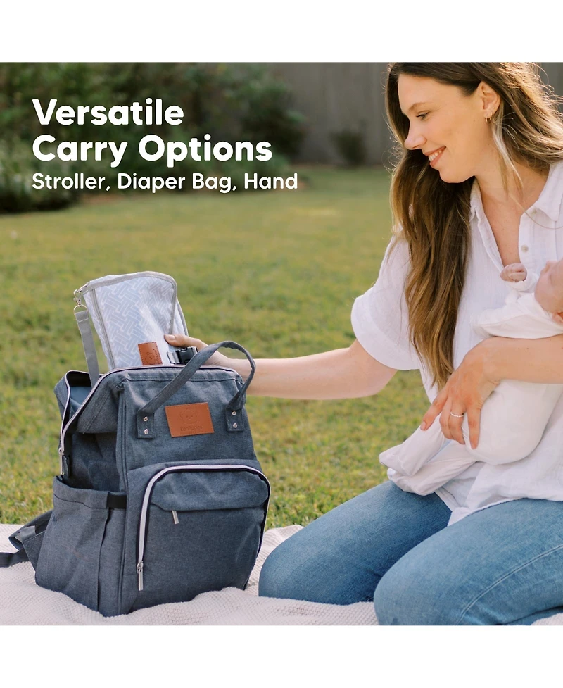 KeaBabies Ezee Diaper Changing Pad, Portable Mat, Waterproof Foldable Pad